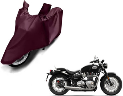 Selifaur Waterproof Two Wheeler Cover for Triumph(Speed Triple, Brown)