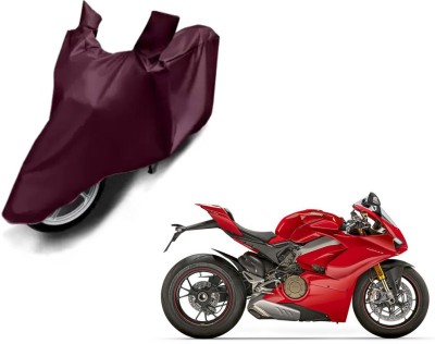 Selifaur Waterproof Two Wheeler Cover for Ducati(Panigale, Brown)