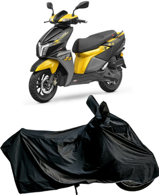 APNEK Waterproof Two Wheeler Cover for TVS(NTORQ, Black)