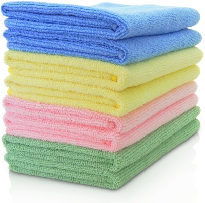 IASHIKA BOUTIQUE Microfiber Vehicle Washing  Cloth(Pack Of 8, 240 GSM)