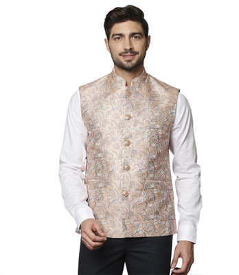 Raymond Printed Men Waistcoat