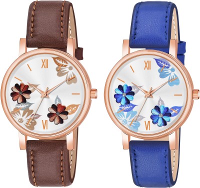 The Shopoholic For Womens and Girls Pack Of 2 Watches Analog Watch  - For Women