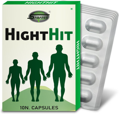Sabates Hight Hit | Herbal Tablet Developes Length of Bones Increases Hight(Pack of 6, 60 Tablets)