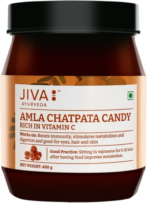 JIVA Amla Chatpata Candy - Boosts Immunity and Digestion - 400 g Pack of 1