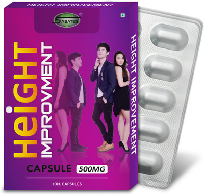 Sabates Hight Improvement | Herbal Formula For Length of Bones Maximize Inches(Pack of 3, 30 Tablets)