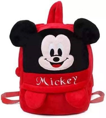 maaya mickey preschool kids bag beautiful backpack 10 L Backpack(Red)