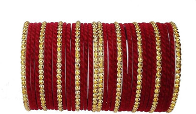 MADHAV ENTERPRISES Glass Bangle Set(Pack of 34)