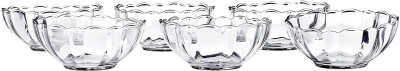 LUMINARC Borosilicate Glass Mixing Bowl Tempered Arcade Glass Bowl Set (150ml, Transparent) - Set of 6(Pack of 6, Clear)