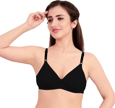 arolisa Simran Women Plunge Lightly Padded Bra(Black)