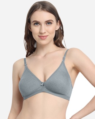 V Star Charlotte Women T-Shirt Non Padded Bra(Grey)