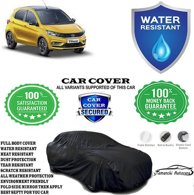 Tamanchi Autocare Car Cover For Tata Tiago 1.05 Revotorq XM Option(Black)