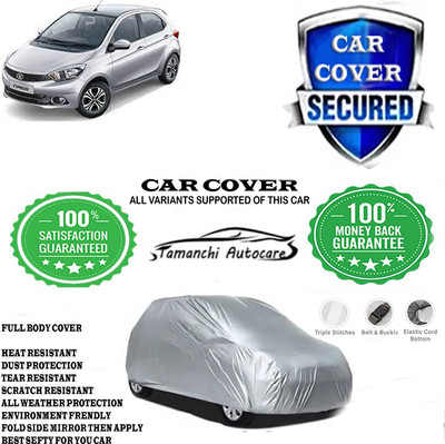 Tamanchi Autocare Car Cover For Tata Tiago 1.05 Revotorq XZ(Silver)