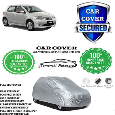Tamanchi Autocare Car Cover For Toyota Etios Liva 1.4 GXD Diesel(Silver)