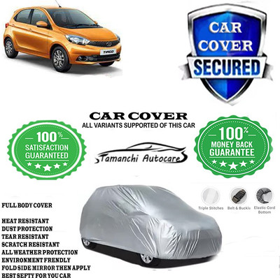 Tamanchi Autocare Car Cover For Tata Tiago 1.2 Revotron XE Option(Silver)