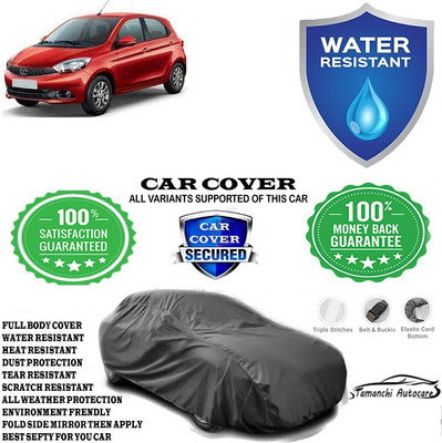 Tamanchi Autocare Car Cover For Tata Tiago 1.05 Revotorq XT(Grey)