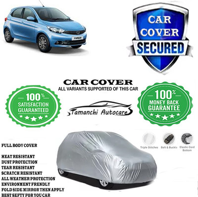 Tamanchi Autocare Car Cover For Tata Tiago 1.05 Revotorq XB(Silver)