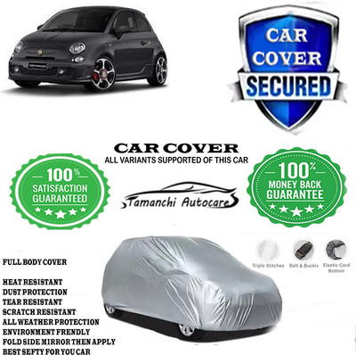 Tamanchi Autocare Car Cover For Fiat Abarth(Silver)