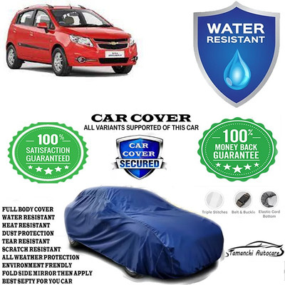 Tamanchi Autocare Car Cover For Chevrolet Sail Hatchback 1.2(Blue)