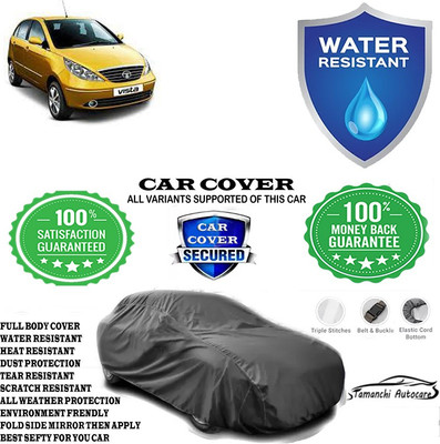 Tamanchi Autocare Car Cover For Tata Vista(Grey)