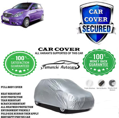 Tamanchi Autocare Car Cover For Tata Vista Tech(Silver)