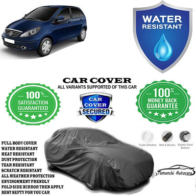 Tamanchi Autocare Car Cover For Tata Indica Quadra Jet(Grey)