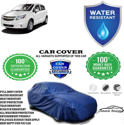 Tamanchi Autocare Car Cover For Chevrolet Sail Hatchback(Blue)