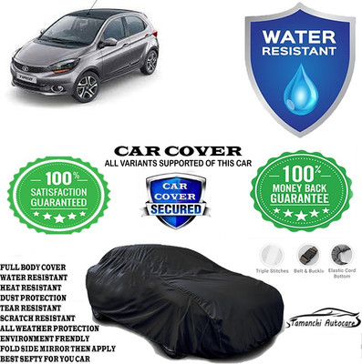 Tamanchi Autocare Car Cover For Tata Tiago 1.05 Revotorq XE Option(Black)