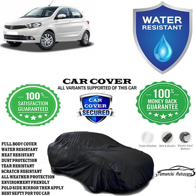 Tamanchi Autocare Car Cover For Tata Tiago 1.05 Revotorq XM(Black)