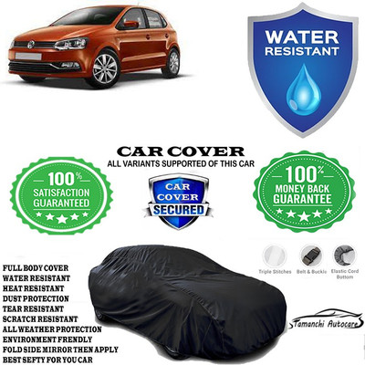 Tamanchi Autocare Car Cover For Volkswagen Polo 1.6 L(Black)