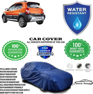 Tamanchi Autocare Car Cover For Toyota Etios Cross 1.5L V Petrol(Blue)