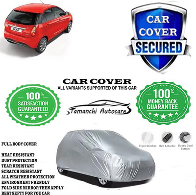 Tamanchi Autocare Car Cover For Tata Bolt Revotron XT(Silver)