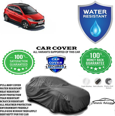 Tamanchi Autocare Car Cover For Tata Tiago NRG AMT Petrol(Grey)