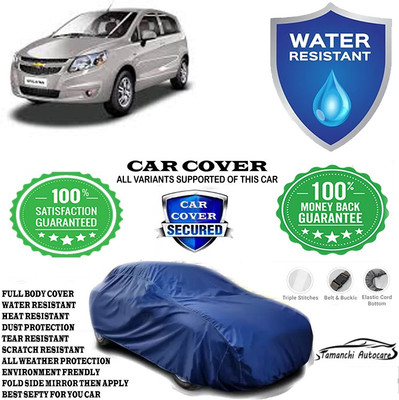 Tamanchi Autocare Car Cover For Chevrolet Sail Hatchback 1.3 TCDi(Blue)