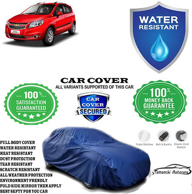 Tamanchi Autocare Car Cover For Chevrolet Sail Hatchback 1.3 TCDi LS ABS(Blue)