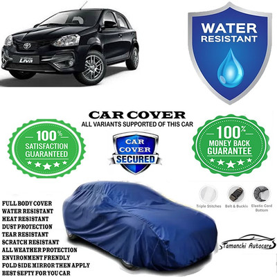 Tamanchi Autocare Car Cover For Toyota Etios Liva 1.4 GD Diesel(Blue)