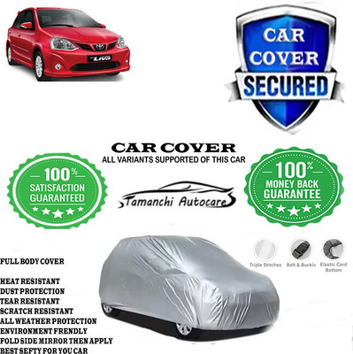 Tamanchi Autocare Car Cover For Toyota Etios Liva 1.4 VD Diesel(Silver)