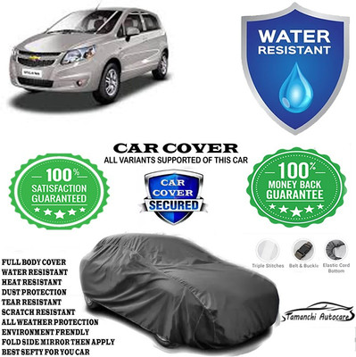 Tamanchi Autocare Car Cover For Chevrolet Sail Hatchback 1.3 TCDi(Grey)