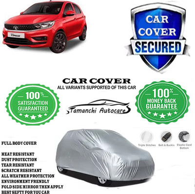 Tamanchi Autocare Car Cover For Tata Tiago XZA Plus AMT Petrol(Silver)