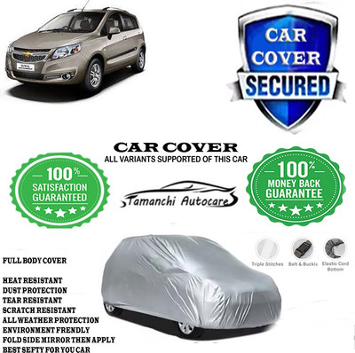 Tamanchi Autocare Car Cover For Chevrolet Sail Hatchback 1.2 LS(Silver)