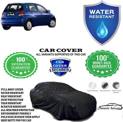 Tamanchi Autocare Car Cover For Chevrolet Uva 1.2LT(Black)