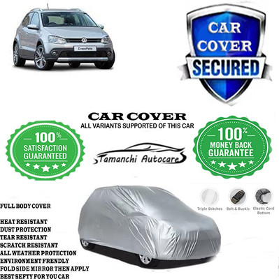 Tamanchi Autocare Car Cover For Volkswagen Cross Polo 1.2 MPI(Silver)