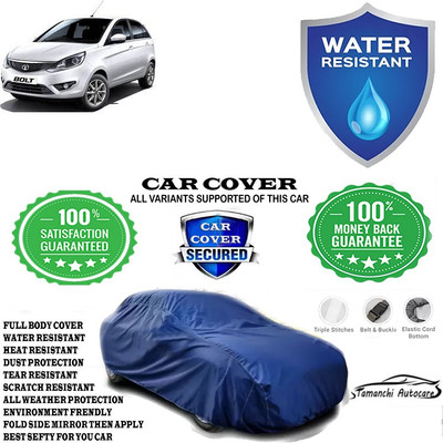 Tamanchi Autocare Car Cover For Tata Bolt Revotron XMS Petrol(Blue)