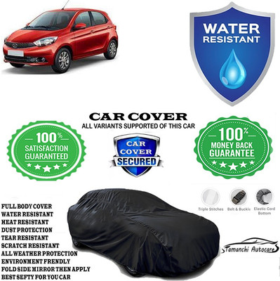 Tamanchi Autocare Car Cover For Tata Tiago 1.05 Revotorq XT(Black)