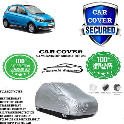 Tamanchi Autocare Car Cover For Tata Tiago 1.2 Revotron XM(Silver)