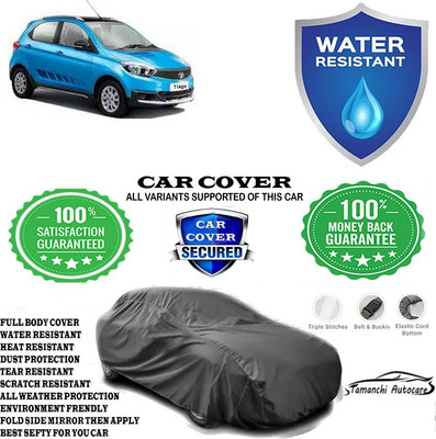 Tamanchi Autocare Car Cover For Tata Tiago 1.2 Revotron XM(Grey)