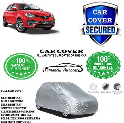Tamanchi Autocare Car Cover For Toyota Etios Liva VX(Silver)