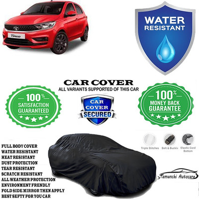 Tamanchi Autocare Car Cover For Tata Tiago XZA Plus AMT Petrol(Black)
