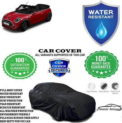Tamanchi Autocare Car Cover For Mini Cooper Convertible S Petrol(Black)