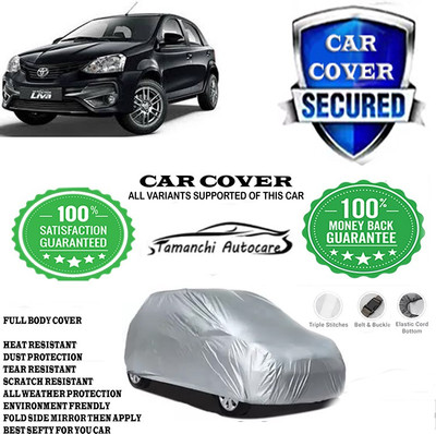 Tamanchi Autocare Car Cover For Toyota Etios Liva 1.4 GD Diesel(Silver)