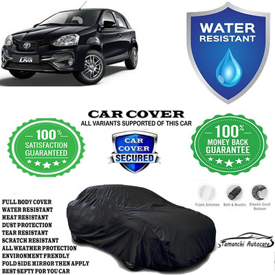 Tamanchi Autocare Car Cover For Toyota Etios Liva 1.4 GD Diesel(Black)